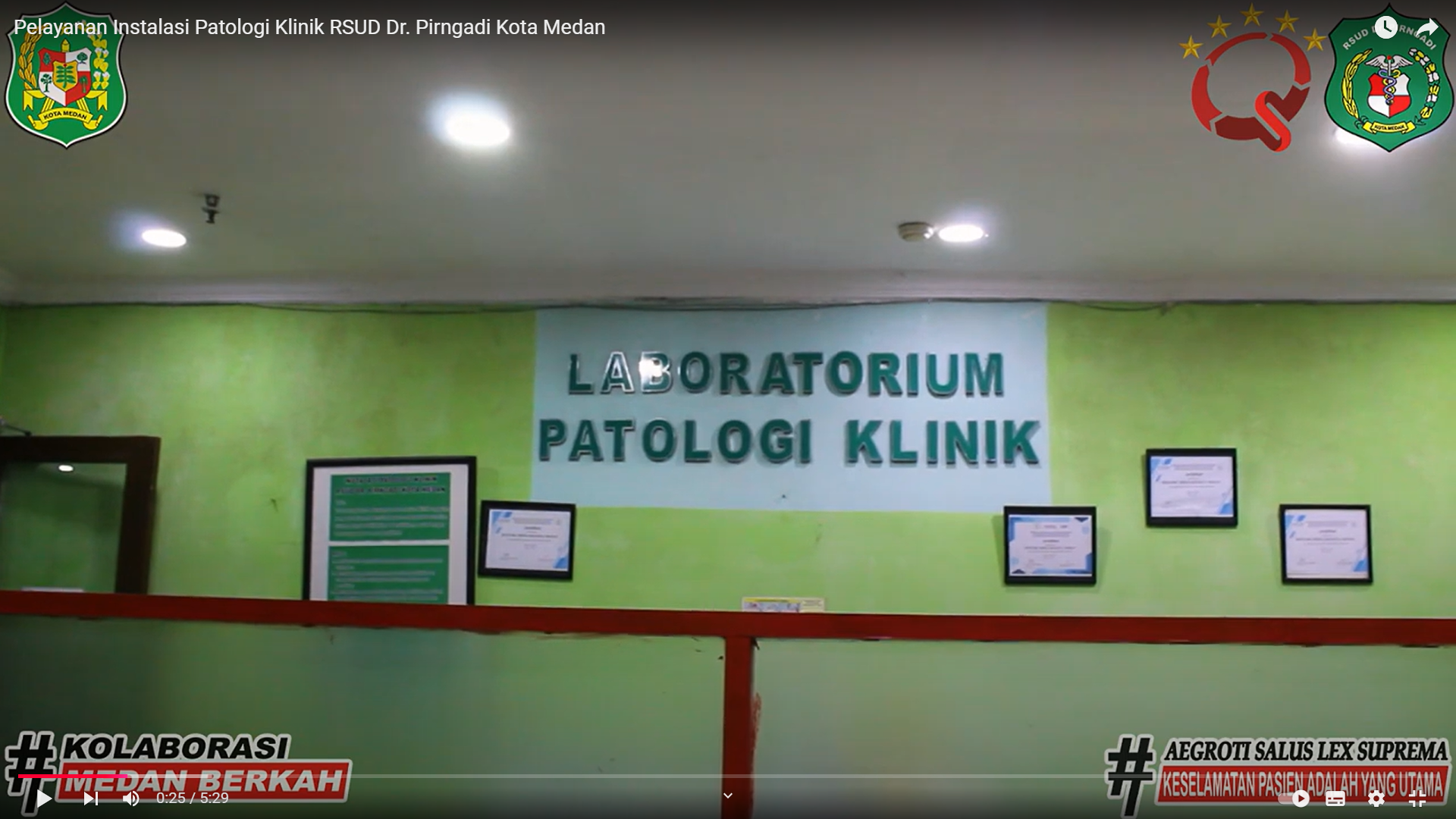 Pelayanan Instalasi Patologi Klinik RSUD Dr. Pirngadi Kota Medan