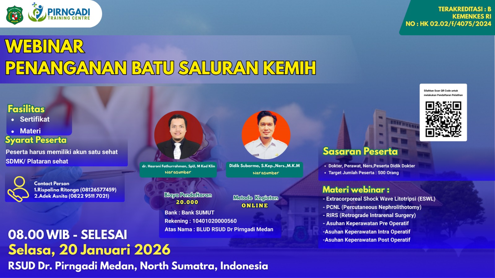 Webinar Penanganan Batu Saluran Kemih