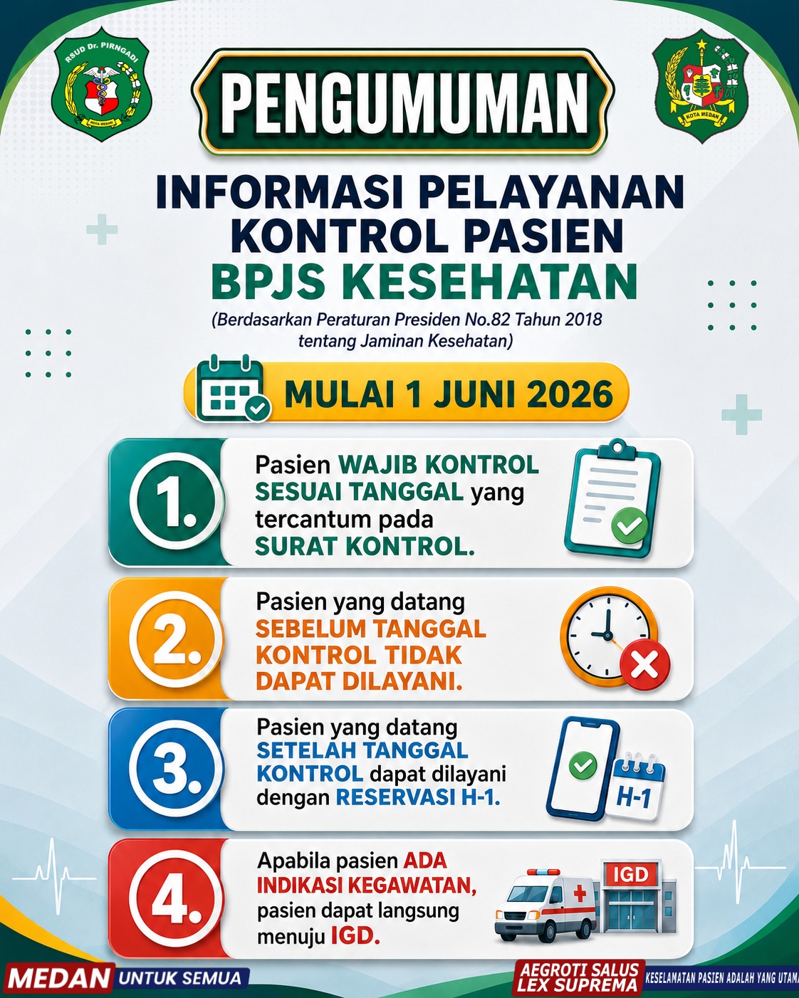 Informasi Pelayanan Kontrol Pasien BPJS Kesehatan